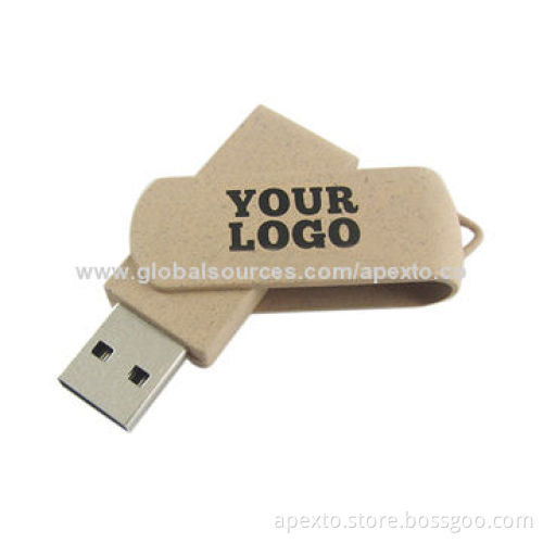 Recycle USB Flash Drive with Password Protection Function, 512MB Up to 32GB, Made of Plastic